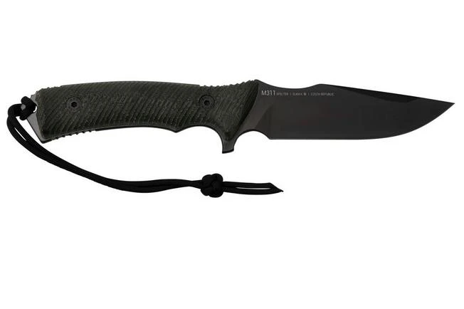 ANV Knives M311 SPELTER DLC Elmax Black Handle, Black Kydex Sheath, Survival Knife 4 ANV Knives M311 SPELTER DLC Elmax Black Handle, Black Kydex Sheath, Survival Knife - Image 2
