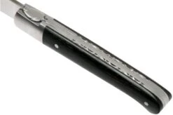 Laguiole En Aubrac Sauveterre 9 Cm Guillochees Ebony Wood, Gentleman's Knives -Knives Discount Store AULSAUV EB GUI 07 laguiole en aubrac