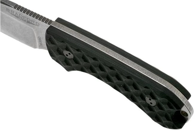 Bradford Guardian 3, Black G10 Guardian 3 M390, False Edge, Sabre Stonewashed 3FE-001-M390 7 Bradford Guardian 3, Black G10 Guardian 3 M390, False Edge, Sabre Stonewashed 3FE-001-M390 - Image 5