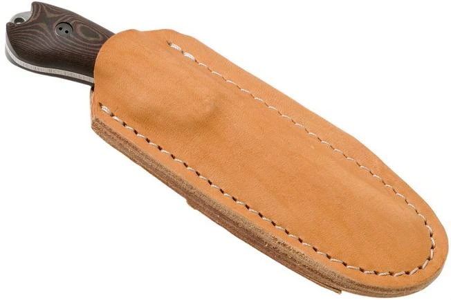 Bradford Guardian 3, 3D Brown-Red Richlite, M390 False Edge Stonewash Knivesandtools Exclusive 8 Bradford Guardian 3, 3D Brown-Red Richlite, M390 False Edge Stonewash Knivesandtools Exclusive - Image 6