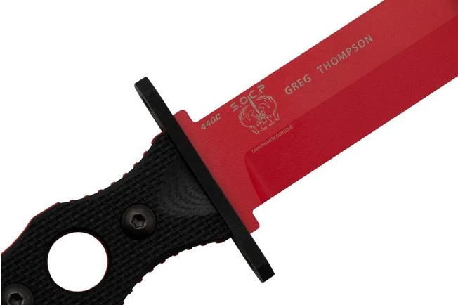 Benchmade SOCP Red 185T Trainer Fixed Knife, Greg Thompson Design 7 Benchmade SOCP Red 185T Trainer Fixed Knife, Greg Thompson Design - Image 5