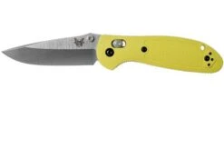Benchmade Mini-Griptilian 556-YEL-S30V Pocket Knife, Mel Pardue Design