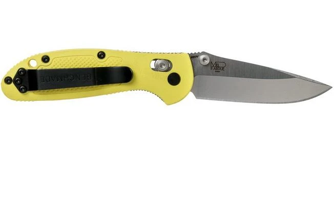 Benchmade Mini-Griptilian 556-YEL-S30V Pocket Knife, Mel Pardue Design 4 Benchmade Mini-Griptilian 556-YEL-S30V Pocket Knife, Mel Pardue Design - Image 2