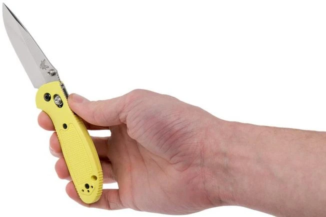 Benchmade Mini-Griptilian 556-YEL-S30V Pocket Knife, Mel Pardue Design 10 Benchmade Mini-Griptilian 556-YEL-S30V Pocket Knife, Mel Pardue Design - Image 8