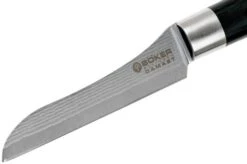 Böker Damast Black Vegetable Knife 8 Cm 130408DAM -Knives Discount Store BO130408DAM 03 boker damast