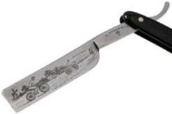 Böker Manufaktur Bicycle Race, Black Synthetic 140223 Straight Razor 10 Böker Manufaktur Bicycle Race, Black Synthetic 140223 Straight Razor -Knives Discount Store BO140223 03 boker