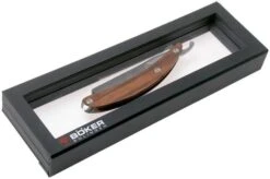 Böker Manufaktur Master Cutter Damascus, Desert Ironwood 140800DAM Straight Razor -Knives Discount Store BO140800DAM 06 boker