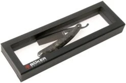 Böker Manufaktur Solingen Black Amboina 140919 Straight Razor 13 Böker Manufaktur Solingen Black Amboina 140919 Straight Razor -Knives Discount Store BO140919 06 boker