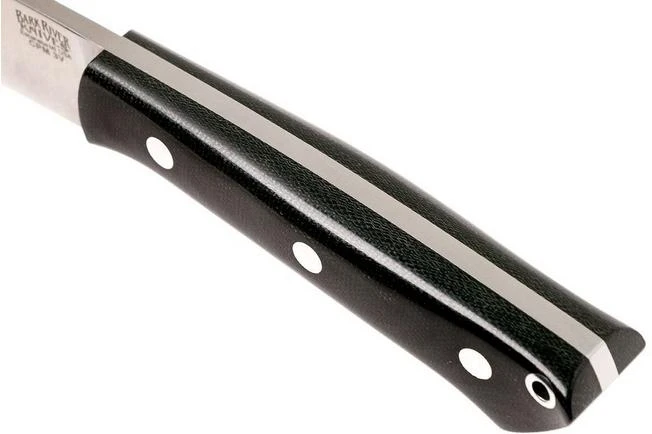 Bark River Fox River CPM 3V, Black Canvas Micarta, No Loop 7 Bark River Fox River CPM 3V, Black Canvas Micarta, No Loop - Image 5