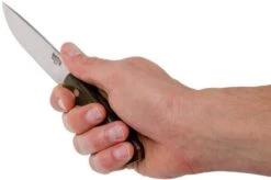 Bark River Highland Special A2, Green Canvas Micarta Outdoor Knife -Knives Discount Store BRK01 131GNC 06 bark river