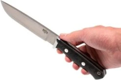 Bark River GamesKeeper II A2, Matte Black Linen Micarta -Knives Discount Store BRK02 221BRKLM 06 bark river brk02 221brklm 06