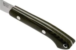 Bark River Bird & Trout CPM S45VN, Green Canvas Micarta -Knives Discount Store BRK04 171GCM 05 bark river knives