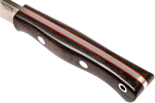 Bark River Mini Aurora CPM 3V, Green Canvas Micarta, Red Liner 7 Bark River Mini Aurora CPM 3V, Green Canvas Micarta, Red Liner - Image 5