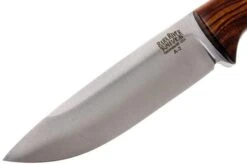 Bark River Bravo EDC A2 Rampless, Desert Ironwood, Brown Sheath -Knives Discount Store BRK07 007DIW1 03 bark river brk07 007diw1 03