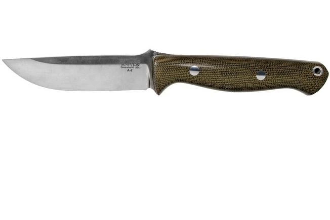 Bark River Gunny A2, Green Canvas Micarta Outdoor Knife 3 Bark River Gunny A2, Green Canvas Micarta Outdoor Knife