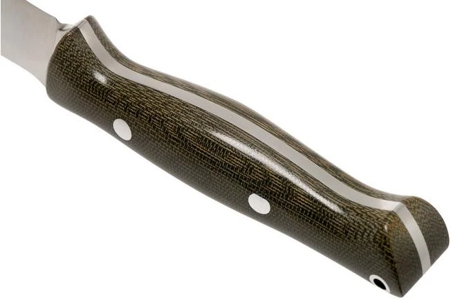 Bark River Gunny A2, Green Canvas Micarta Outdoor Knife 6 Bark River Gunny A2, Green Canvas Micarta Outdoor Knife - Image 4