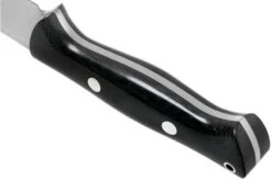 Bark River Bravo 1 LT CPM 3V Rampless, Black Canvas Micarta, Brown Sheath 12 Bark River Bravo 1 LT CPM 3V Rampless, Black Canvas Micarta, Brown Sheath -Knives Discount Store BRK07 126BRKC RS 04 bark river knives v202107