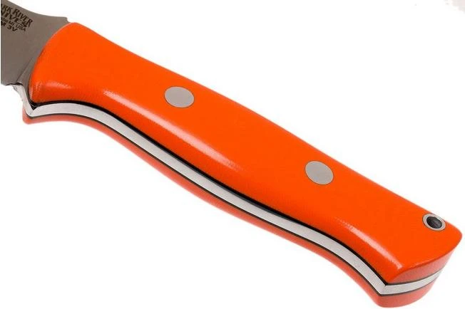 Bark River Bravo 1 LT CPM 3V, Blaze Orange G10, Black Liners, Black Sheath 6 Bark River Bravo 1 LT CPM 3V, Blaze Orange G10, Black Liners, Black Sheath - Image 4
