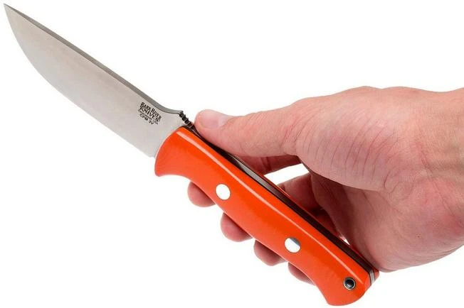 Bark River Bravo 1 LT CPM 3V, Blaze Orange G10, Black Liners, Black Sheath 8 Bark River Bravo 1 LT CPM 3V, Blaze Orange G10, Black Liners, Black Sheath - Image 6