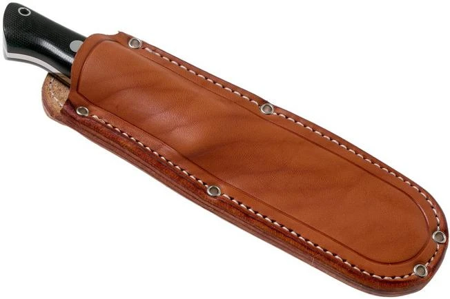 Bark River Bravo 1.2 LT CPM 3V Rampless, Black Canvas Micarta Outdoor Knife 8 Bark River Bravo 1.2 LT CPM 3V Rampless, Black Canvas Micarta Outdoor Knife - Image 6