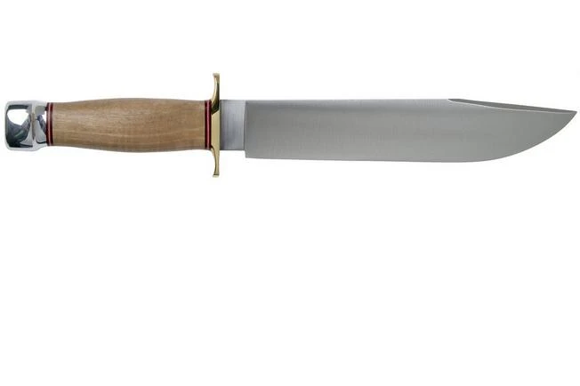 Bark River 1909 Michigan Bowie A2 Natural Curly Maple, Double Quillion, Bowie Knife 4 Bark River 1909 Michigan Bowie A2 Natural Curly Maple, Double Quillion, Bowie Knife - Image 2