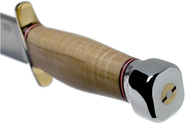 Bark River 1909 Michigan Bowie A2 Natural Curly Maple, Double Quillion, Bowie Knife 7 Bark River 1909 Michigan Bowie A2 Natural Curly Maple, Double Quillion, Bowie Knife - Image 5