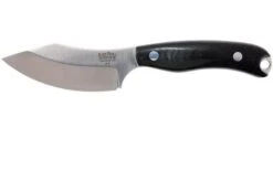 Bark River JX6 Companion A2, Black Canvas Micarta, Brown Sheath