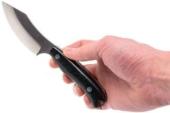 Bark River JX6 Companion A2, Black Canvas Micarta, Brown Sheath -Knives Discount Store BRK10 112BRKC 06 bark river brk10 112brkc 06