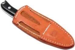 Bark River JX6 Companion A2, Black Canvas Micarta, Brown Sheath -Knives Discount Store BRK10 112BRKC 08 bark river brk10 112brkc 08