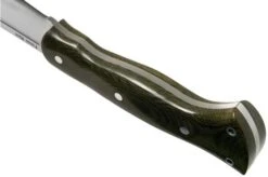 Bark River JX5 Vengeful 1 CPM 3V Green Canvas Micarta Machete -Knives Discount Store BRK10 123GCM 04 bark river knives