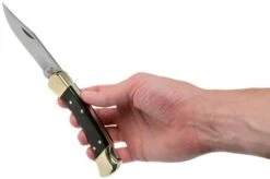 Buck 110 Folding Hunter, With Finger Grooves 19 Buck 110 Folding Hunter, With Finger Grooves -Knives Discount Store BUCK0110BRSFG B 08 buck v201907 1