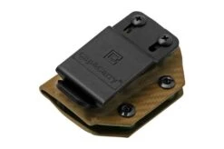 Clip And Carry Kydex Sheath Leatherman Wave, Wave Plus, Carbon Fiber Brown LWAVE-CF-BRN Belt Holster -Knives Discount Store CALWAVE CF BRN 03 clipandcarry