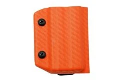 Clip And Carry Kydex Sheath SOG Powerlock, Carbon Fiber Orange SPWRLK-CF-ORNG Belt Holster