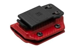 Clip And Carry Kydex Sheath SOG Powerlock, Carbon Fiber Red SPWRLK-CF-RED Belt Holster -Knives Discount Store CASPWRLK CF RED 03 clipandcarry