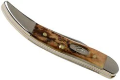 Case Small Texas Toothpick Genuine Stag 05532, 510096 SS Pocket Knife 12 Case Small Texas Toothpick Genuine Stag 05532, 510096 SS Pocket Knife -Knives Discount Store CE05532 04 case