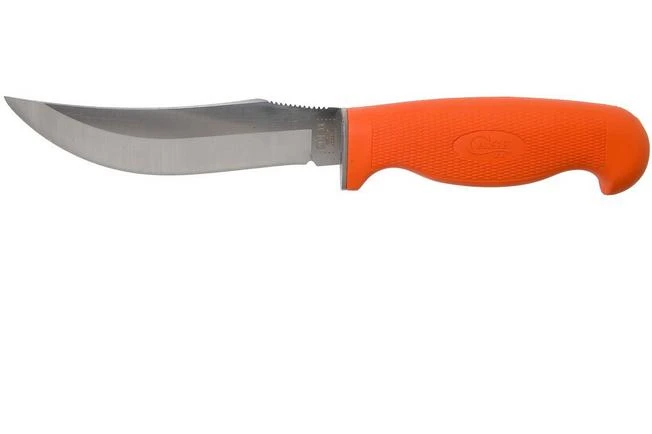 Case Utility Skinner, Orange Hunters, Textured Synthetic, 18502, LT223-5 SS Fixed Knife 3 Case Utility Skinner, Orange Hunters, Textured Synthetic, 18502, LT223-5 SS Fixed Knife