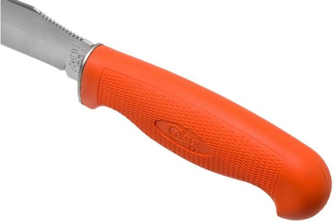 Case Utility Skinner, Orange Hunters, Textured Synthetic, 18502, LT223-5 SS Fixed Knife 7 Case Utility Skinner, Orange Hunters, Textured Synthetic, 18502, LT223-5 SS Fixed Knife - Image 5