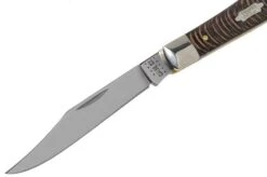 Case Slimline Trapper Black Sycamore Wood, 25575, 71048 SS Pocket Knife -Knives Discount Store CE25575 03 case