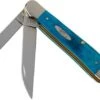 Case Copperhead Caribbean Blue Bone Sawcut, 25588, 6249W SS Pocket Knife -Knives Discount Store CE25588 01 case