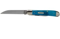 Case Copperhead Caribbean Blue Bone Sawcut, 25588, 6249W SS Pocket Knife -Knives Discount Store CE25588 03 case