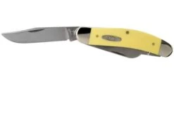 Case Medium Sowbelly Yellow Synthetic 30118, TB3339 CV Pocket Knife 8 Case Medium Sowbelly Yellow Synthetic 30118, TB3339 CV Pocket Knife -Knives Discount Store CE30118 03 case