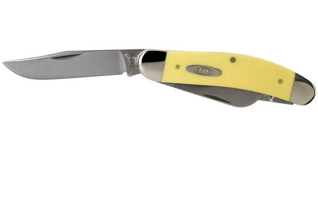 Case Medium Sowbelly Yellow Synthetic 30118, TB3339 CV Pocket Knife 5 Case Medium Sowbelly Yellow Synthetic 30118, TB3339 CV Pocket Knife - Image 3