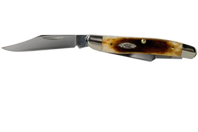 Case Medium Stockman Dark Molasses Bone, Sawcut, 83143, 63087 SS Pocket Knife 5 Case Medium Stockman Dark Molasses Bone, Sawcut, 83143, 63087 SS Pocket Knife - Image 3