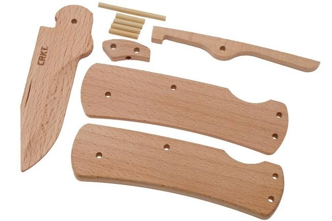 CRKT Nathan’s Knife Kit 1032 DIT Kit Wooden Pocket Knife 4 CRKT Nathan’s Knife Kit 1032 DIT Kit Wooden Pocket Knife - Image 2