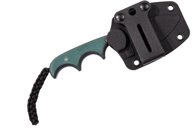 CRKT Minimalist Spear Point, Green Black, Neck Knife, Alan Folts Design 7 CRKT Minimalist Spear Point, Green Black, Neck Knife, Alan Folts Design - Image 5
