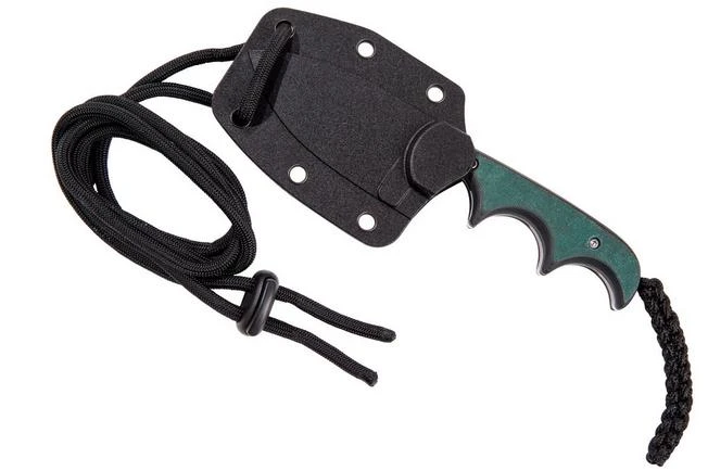 CRKT Minimalist Spear Point, Green Black, Neck Knife, Alan Folts Design 8 CRKT Minimalist Spear Point, Green Black, Neck Knife, Alan Folts Design - Image 6