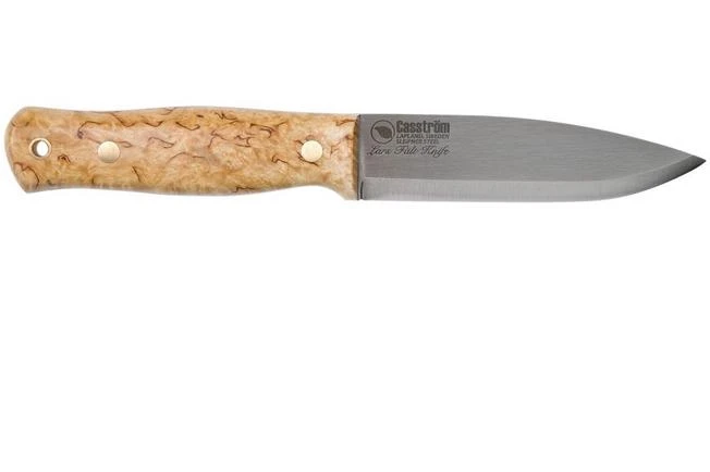 Casström Lars Fält Knife Bushcraft Knife Curly Birch, Sleipner, Right-handed 4 Casström Lars Fält Knife Bushcraft Knife Curly Birch, Sleipner, Right-handed - Image 2