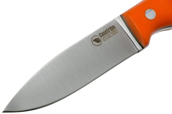 Casström No. 10 Swedish Forest Knife Orange G10, 14C28N Flat Grind 13130 5 Casström No. 10 Swedish Forest Knife Orange G10, 14C28N Flat Grind 13130 - Image 3