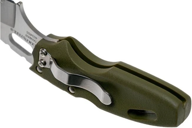 Cold Steel Mini Tuff Lite 20MTGD OD Green Pocket Knife 7 Cold Steel Mini Tuff Lite 20MTGD OD Green Pocket Knife - Image 5