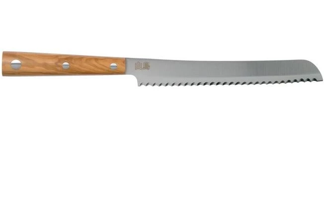 Due Cigni Hakucho Pankiri/ Bread Knife 21 Cm, Olive Wood 4 Due Cigni Hakucho Pankiri/ Bread Knife 21 Cm, Olive Wood - Image 2